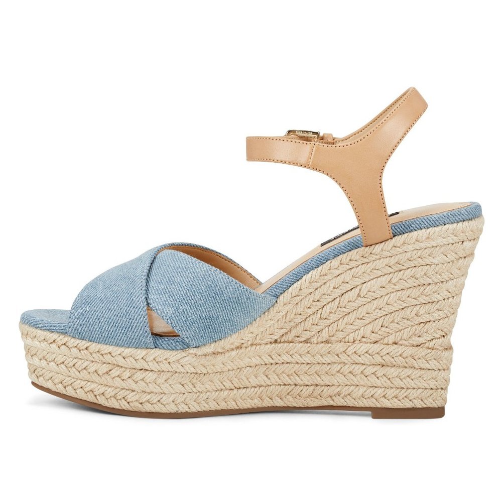 Nine West Dane Espadrille Wedge Sandals - Picture 4 of 6